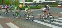The Amstel Gold cycling tour passing just behind our house